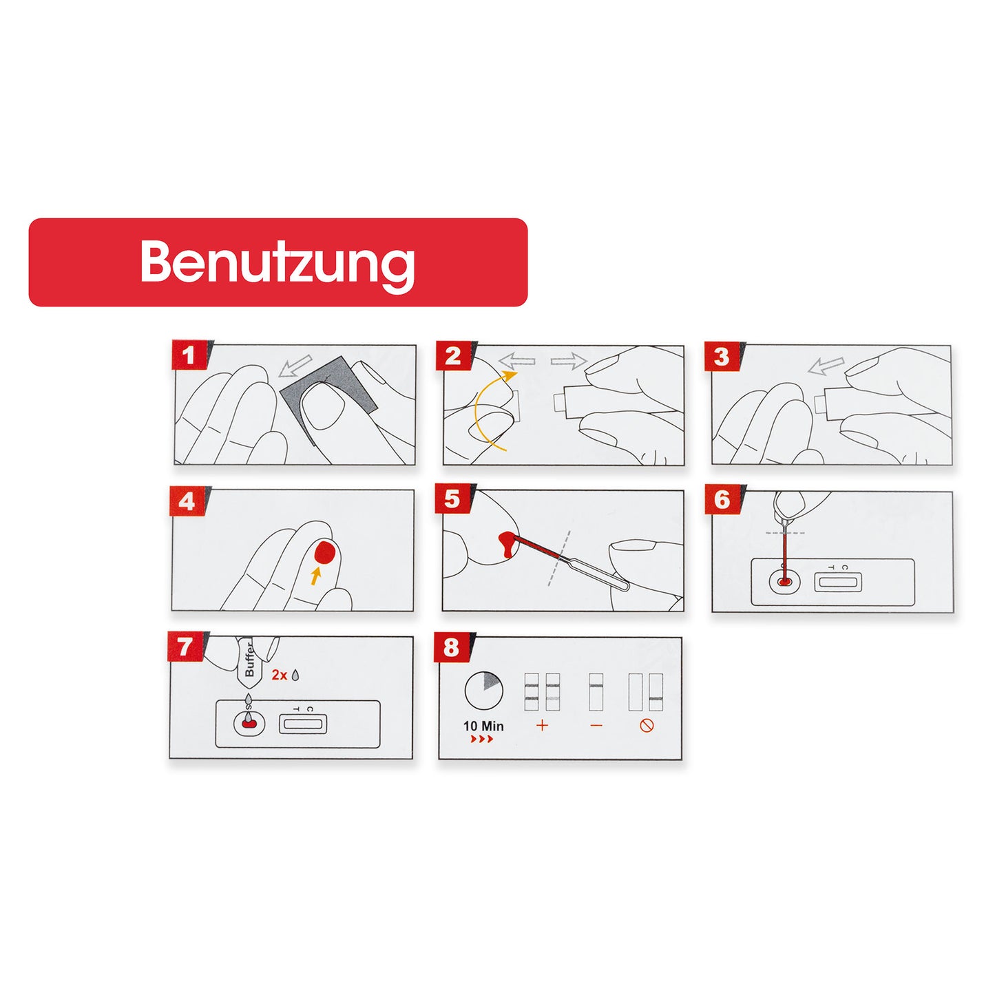 Citest Diagnostics Covid-19 IgG-Antikörper-Schnelltest für den Heimgebrauch (Vollblut aus der Fingerbeere) im 1er Pack. Frei Haus ab 50 €.